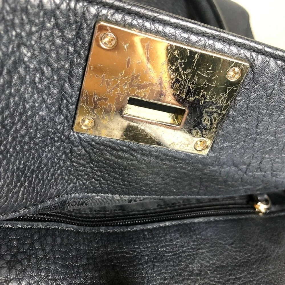 Michael Kors Black Leather Astrid Satchel - Picture 11 of 16